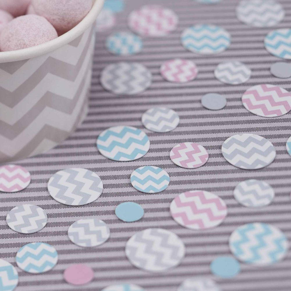 Table Confetti |   Table Confetti – Chevron Divine Party Decorations Table Confetti