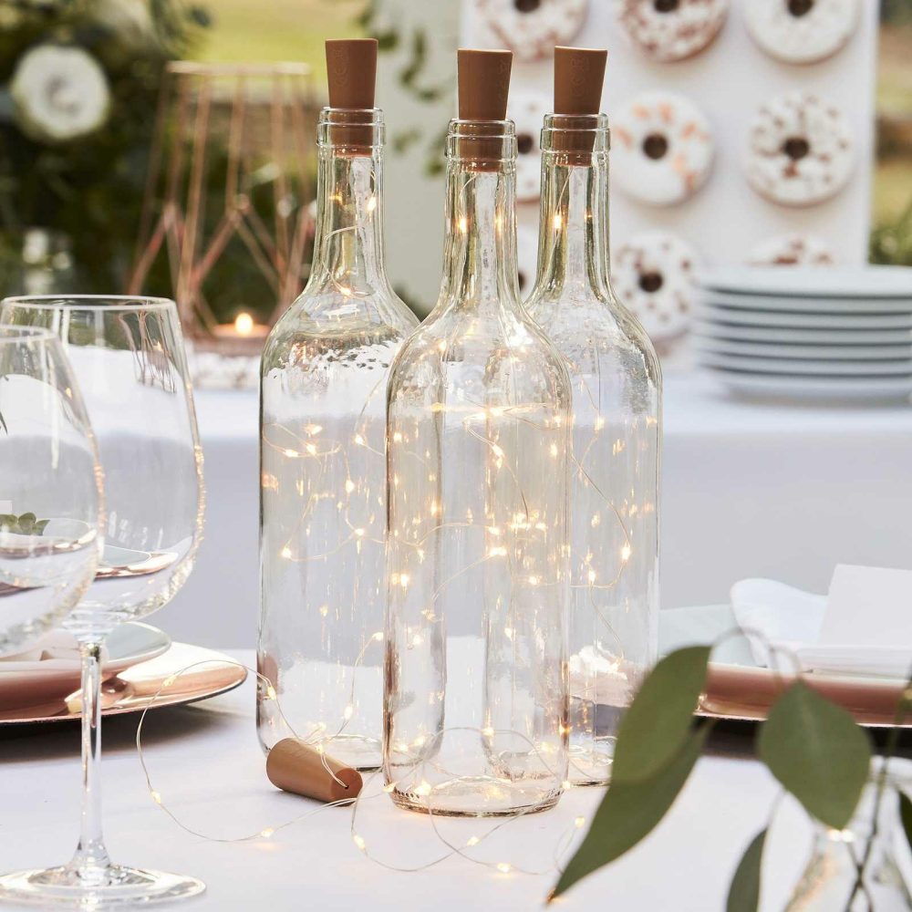 Table Decorations |   Led Cork Bottle Lights Party Decorations Table Decorations