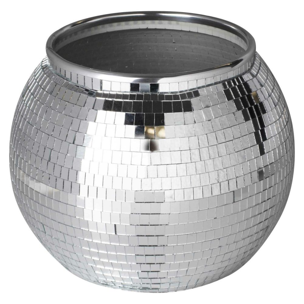 Table Decorations |   Silver Disco Ball Ice Bucket Party Decorations Room Decorations