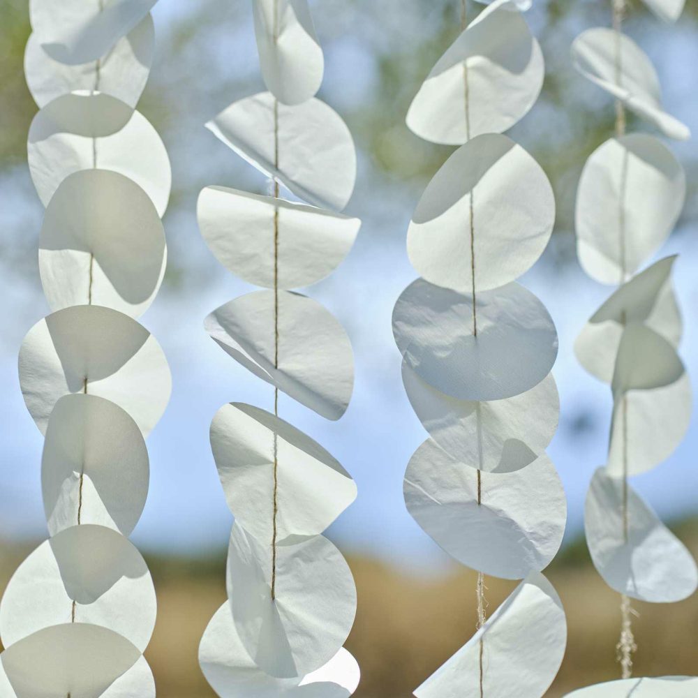 Wedding Backdrops |   Sage Hanging Paper Tissue Backdrop Wedding Decorations Wedding Backdrops