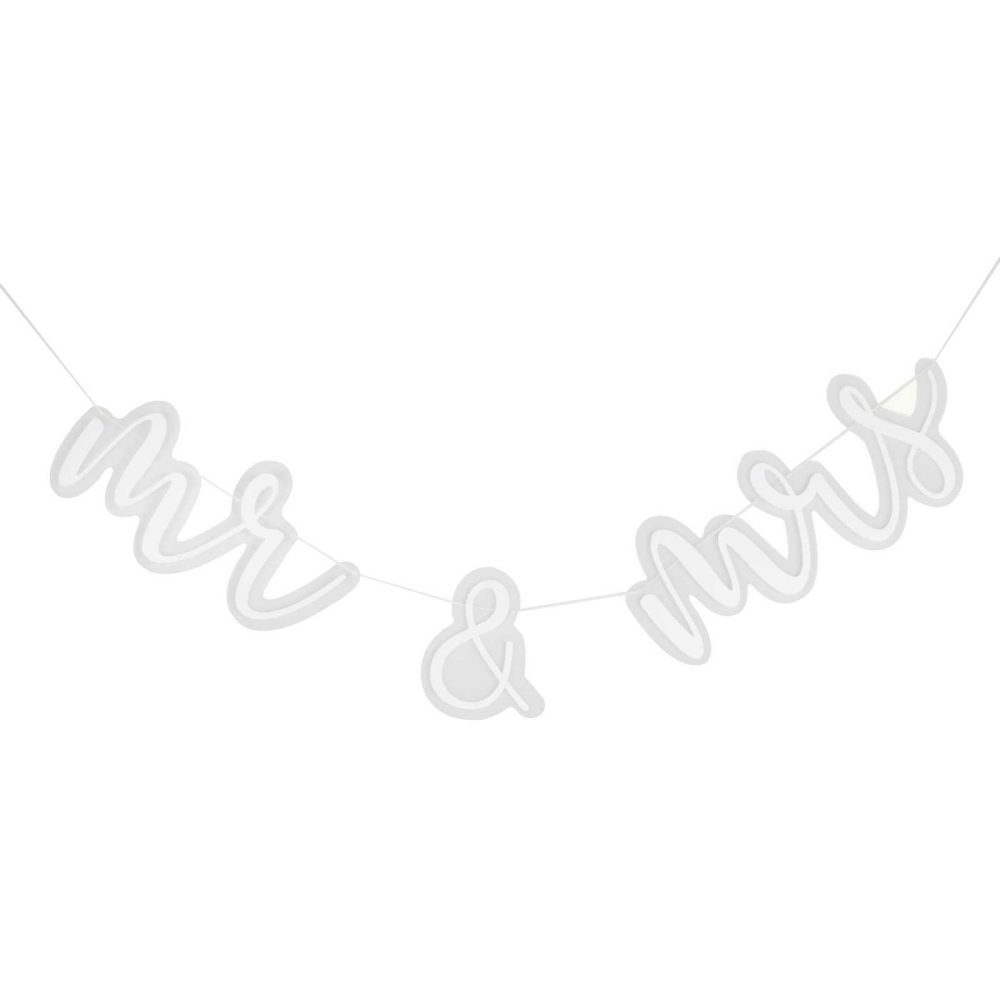 Wedding Bunting |   Mr & Mrs Acrylic Wedding Bunting Wedding Bunting Wedding Bunting