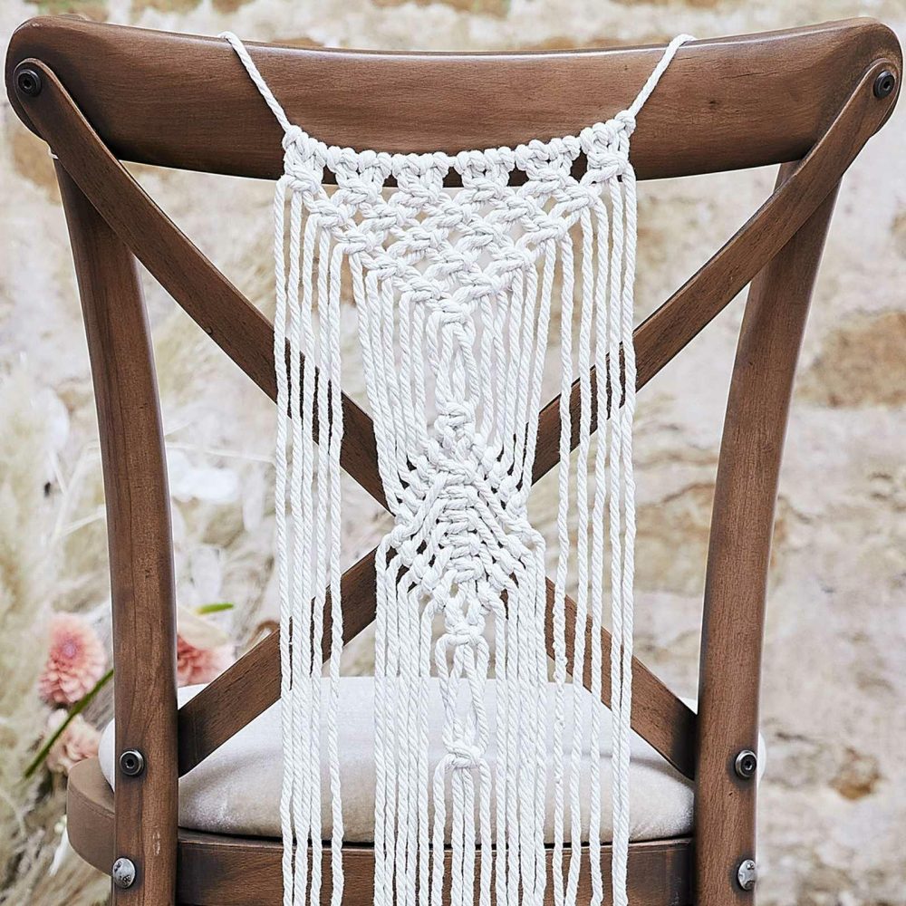 Wedding Chair Decorations |   Macrame Wedding Chair Decorations Wedding Chair Decorations Wedding Chair Decorations