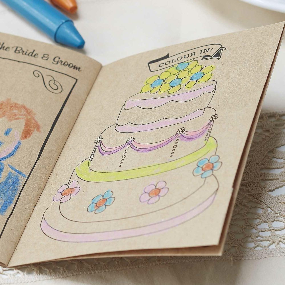 Wedding Favours |   Childrens Kraft Wedding Activity Book Wedding Favours Wedding Favours