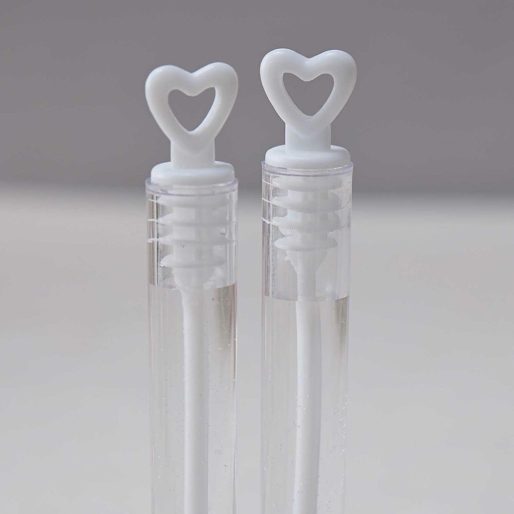 Wedding Favours |   Heart Tube Wedding Bubbles Wedding Favours Wedding Favours