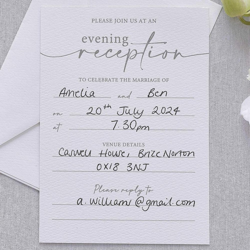 Wedding Invitations |   Evening Wedding Reception Invitations Wedding Invitations Wedding Invitations