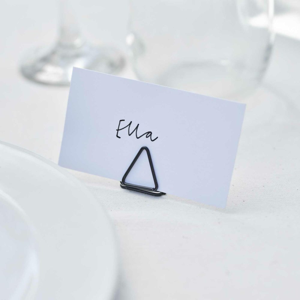 Wedding Place Cards & Holders |   Black Wire Place Card Holders Wedding Place Cards & Holders Wedding Place Cards & Holders