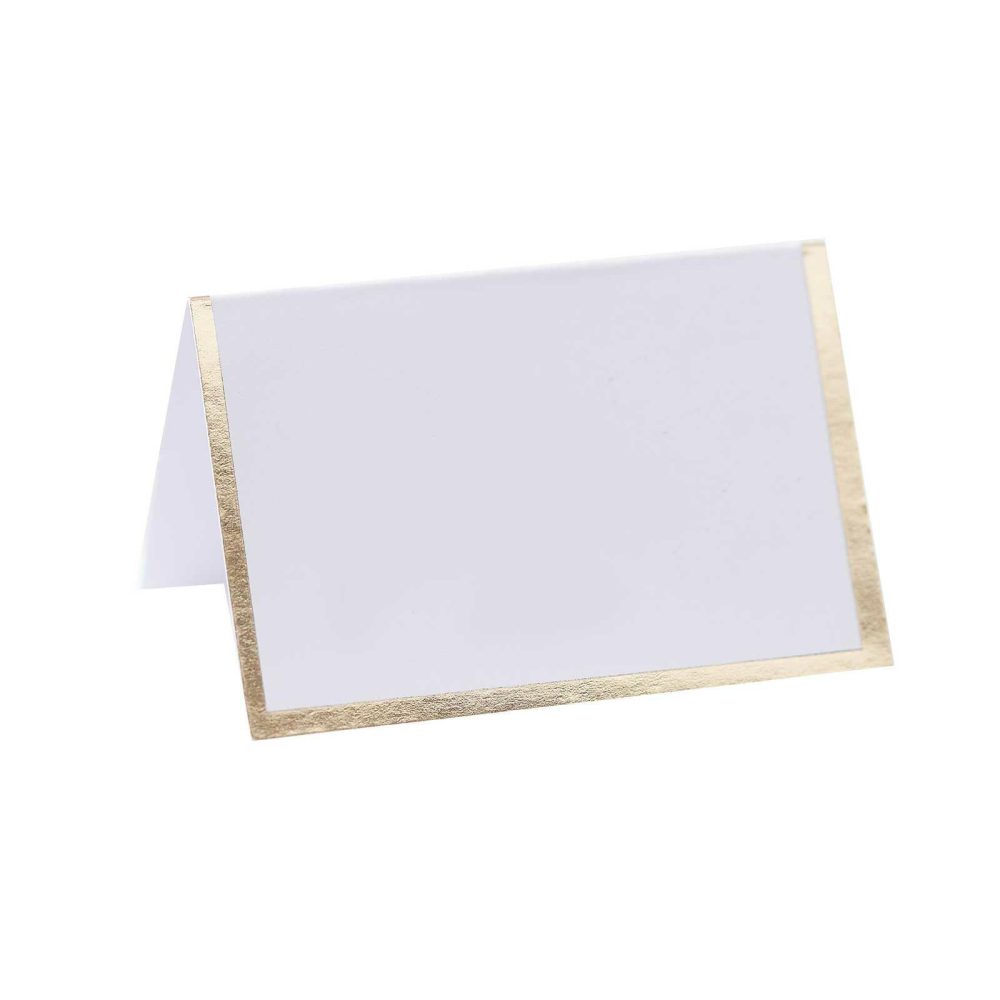 Wedding Place Cards & Holders |   Gold Foiled Wedding Place Cards Wedding Place Cards & Holders Wedding Place Cards & Holders