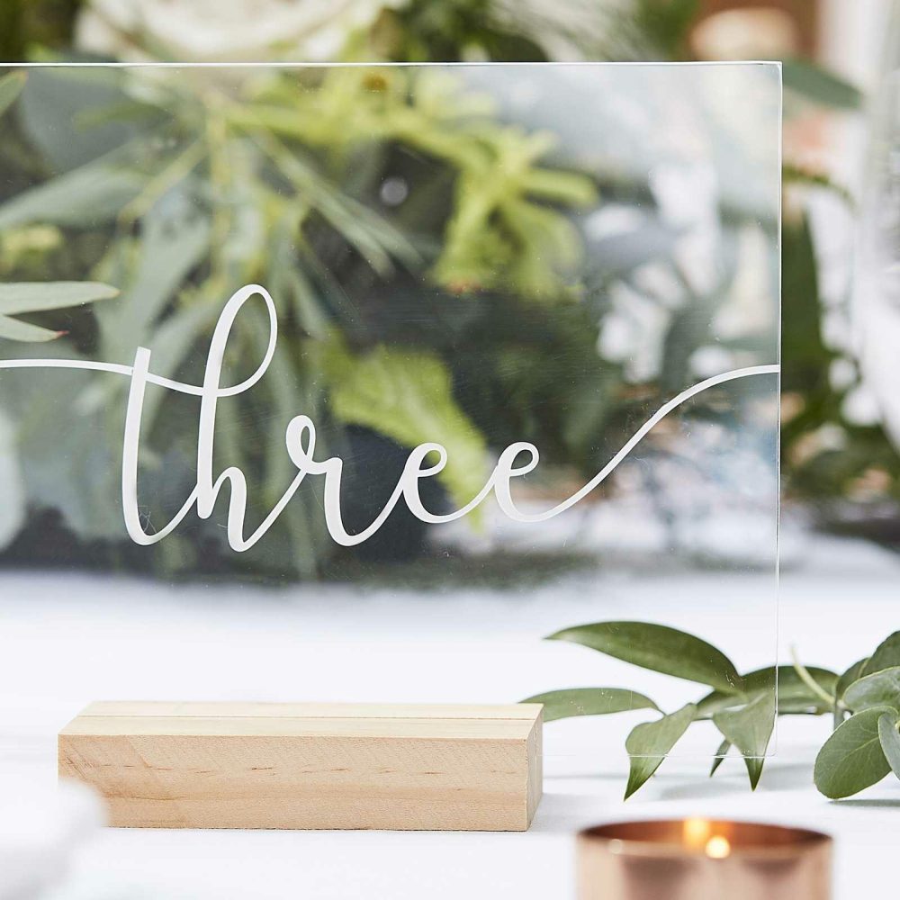 Wedding Table Numbers |   Acrylic Table Numbers Wedding Table Decorations Wedding Table Numbers