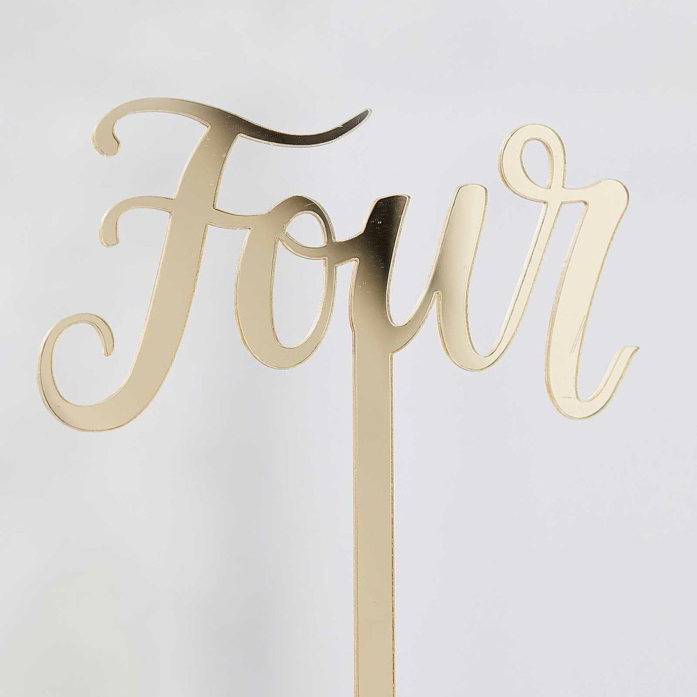 Wedding Table Numbers |   Gold Acrylic Wedding Table Numbers 1-12 Wedding Table Decorations Wedding Table Numbers