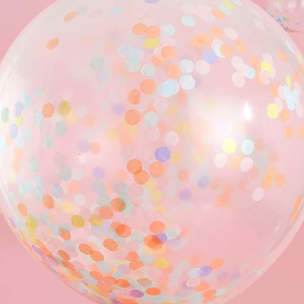 Latex Balloons |   Giant Pastel Confetti Balloons Balloons Giant Balloons