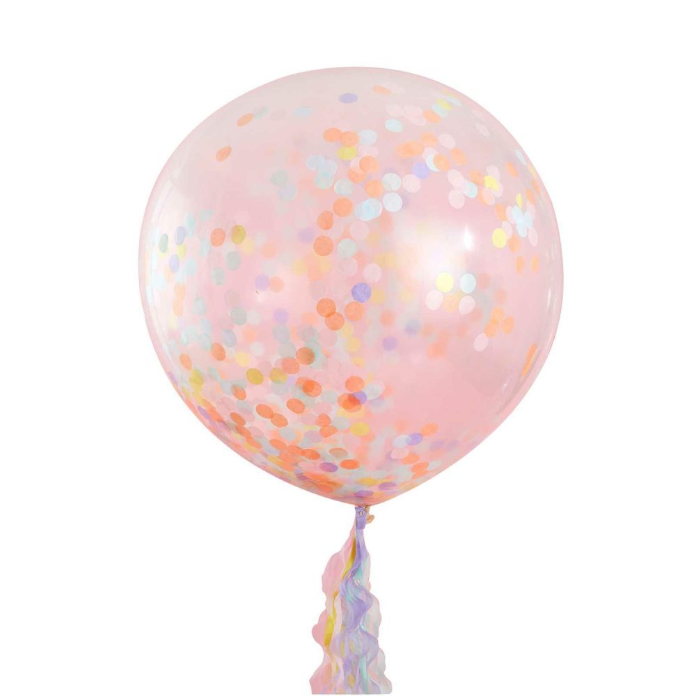 Latex Balloons |   Giant Pastel Confetti Balloons Balloons Giant Balloons