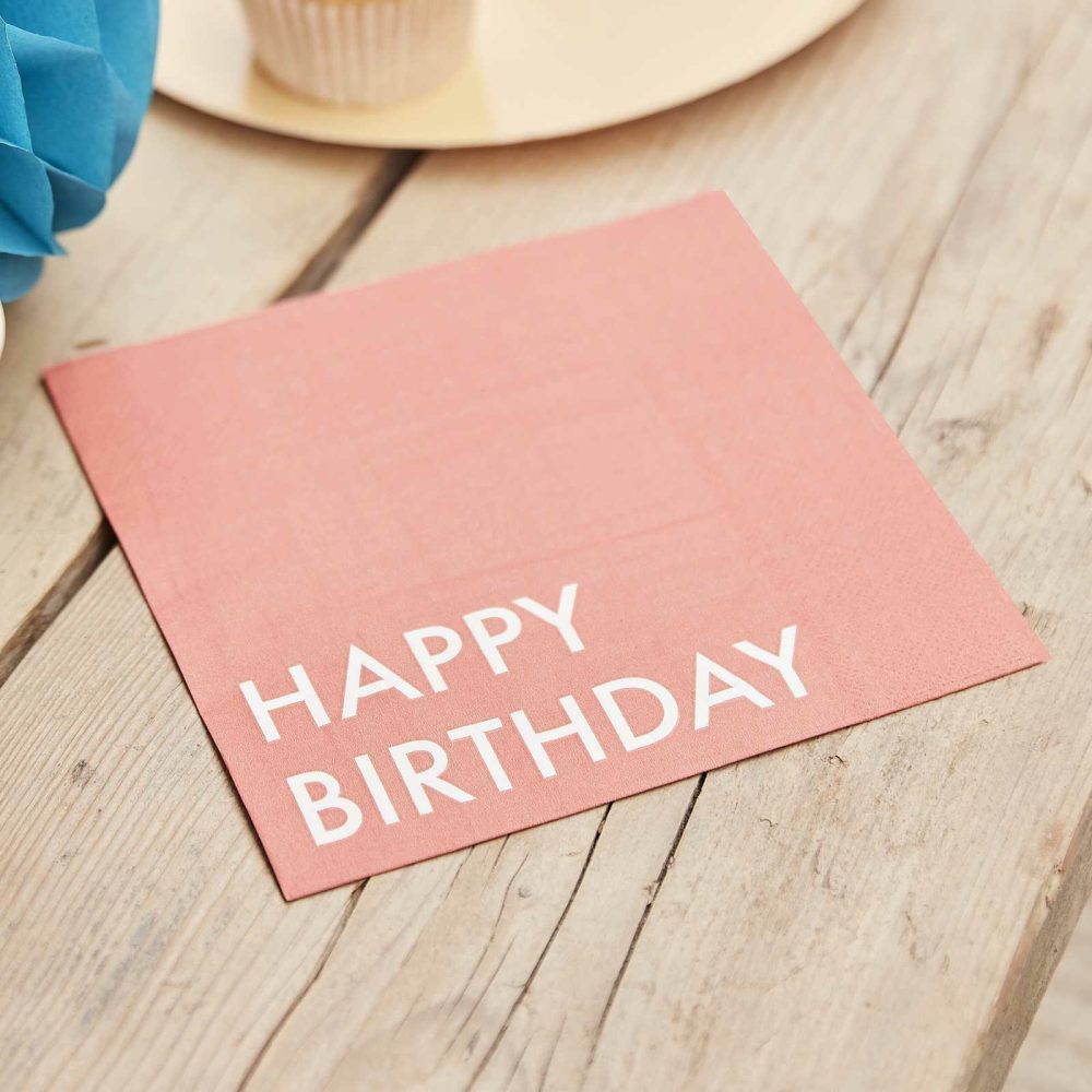 Paper Napkins |   Brights Happy Birthday Paper Napkins Paper Napkins Paper Napkins