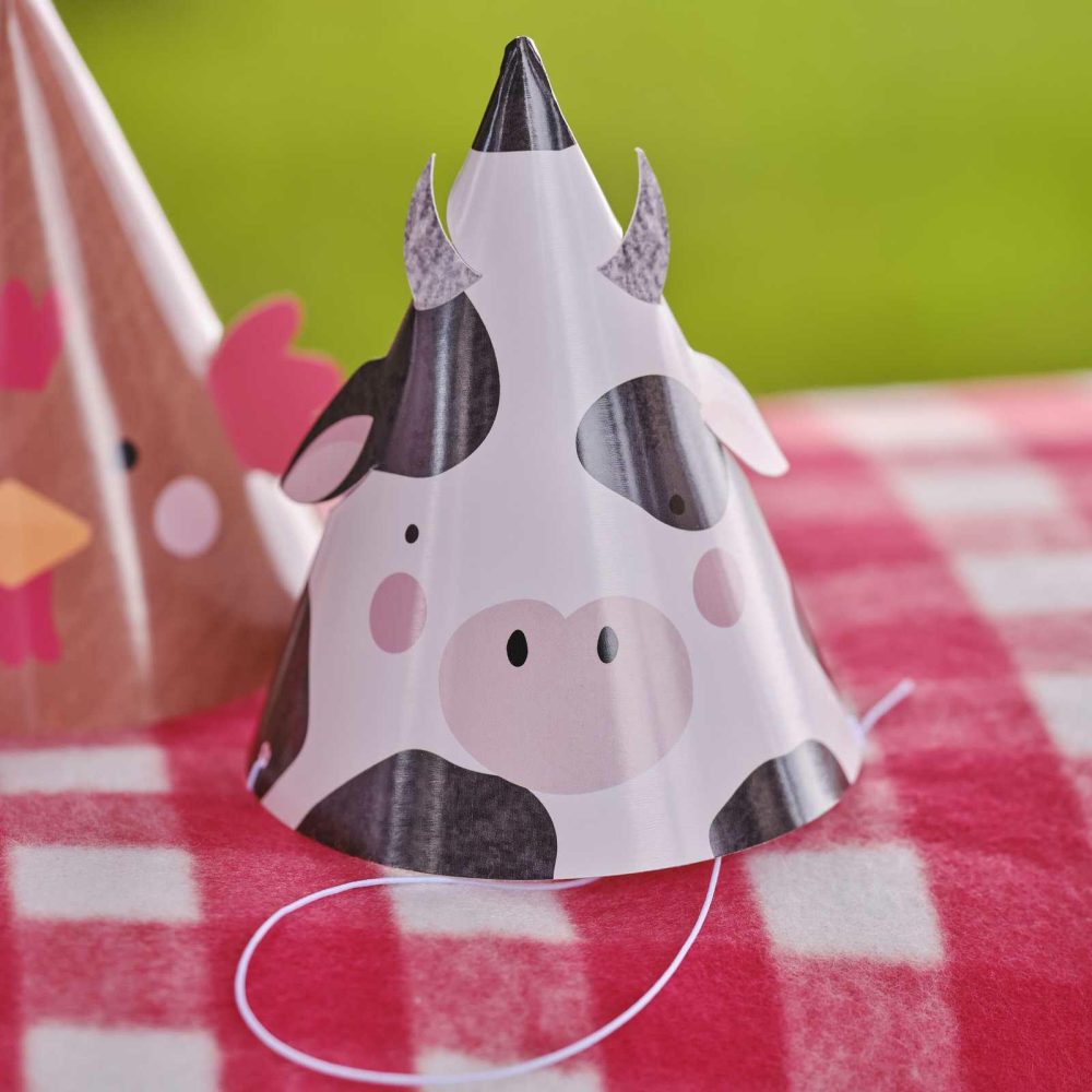 Party Hats, Sashes & Dress Up |   Farm Animal Party Hats Party Accessories Party Hats, Sashes & Dress Up