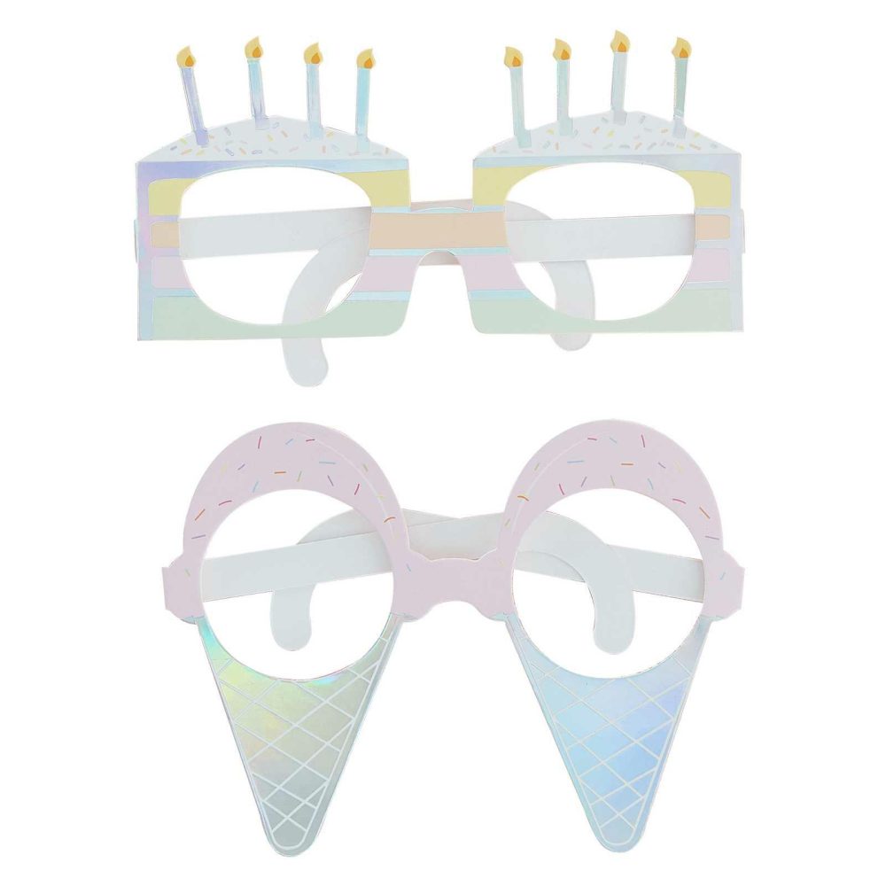 Photobooth & Games |   Birthday Fun Glasses – Pastel Party Party Accessories Photobooth & Games