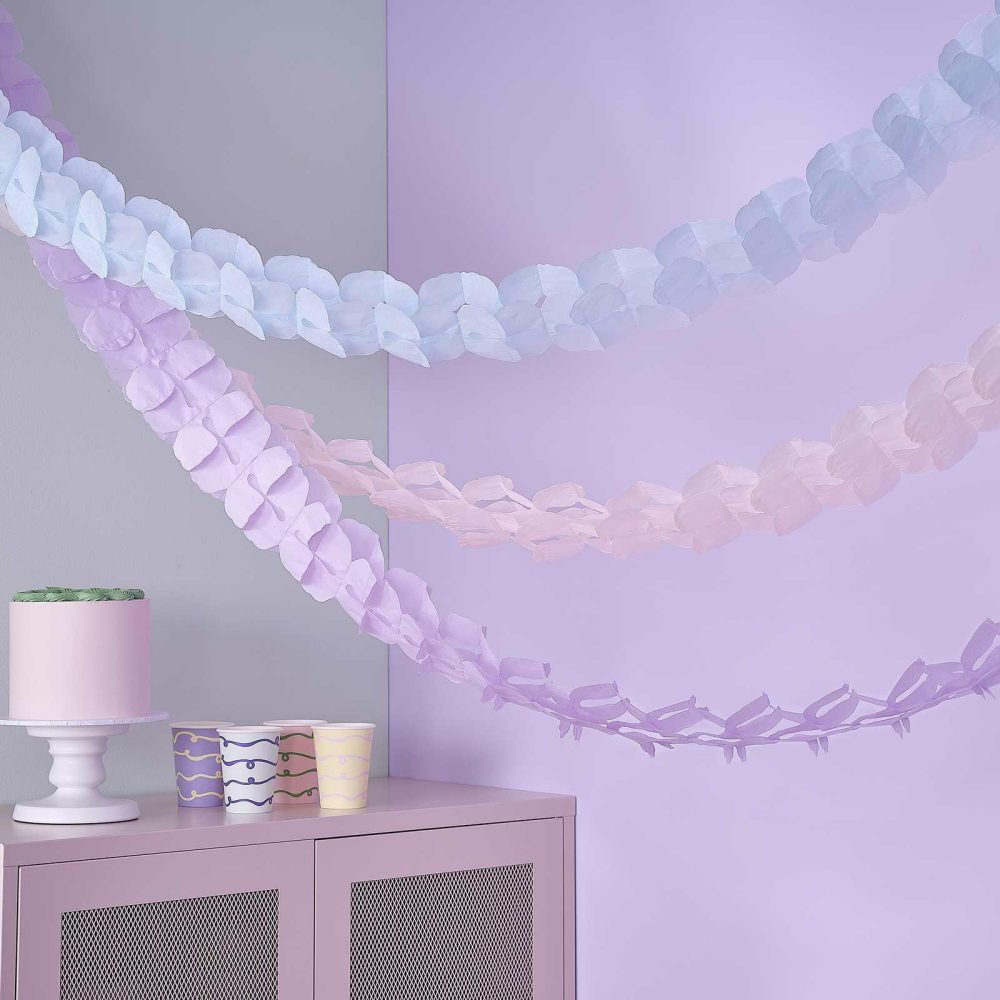 Bunting & Garlands |   Tissue Paper Garland Hanging Decoration Bunting & Garlands Bunting & Garlands