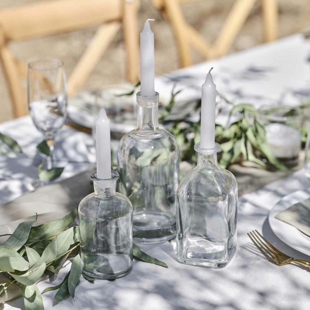 Candles And Candle Holders |   Glass Bottle Candle Holders With Candles Candles And Candle Holders Candles And Candle Holders